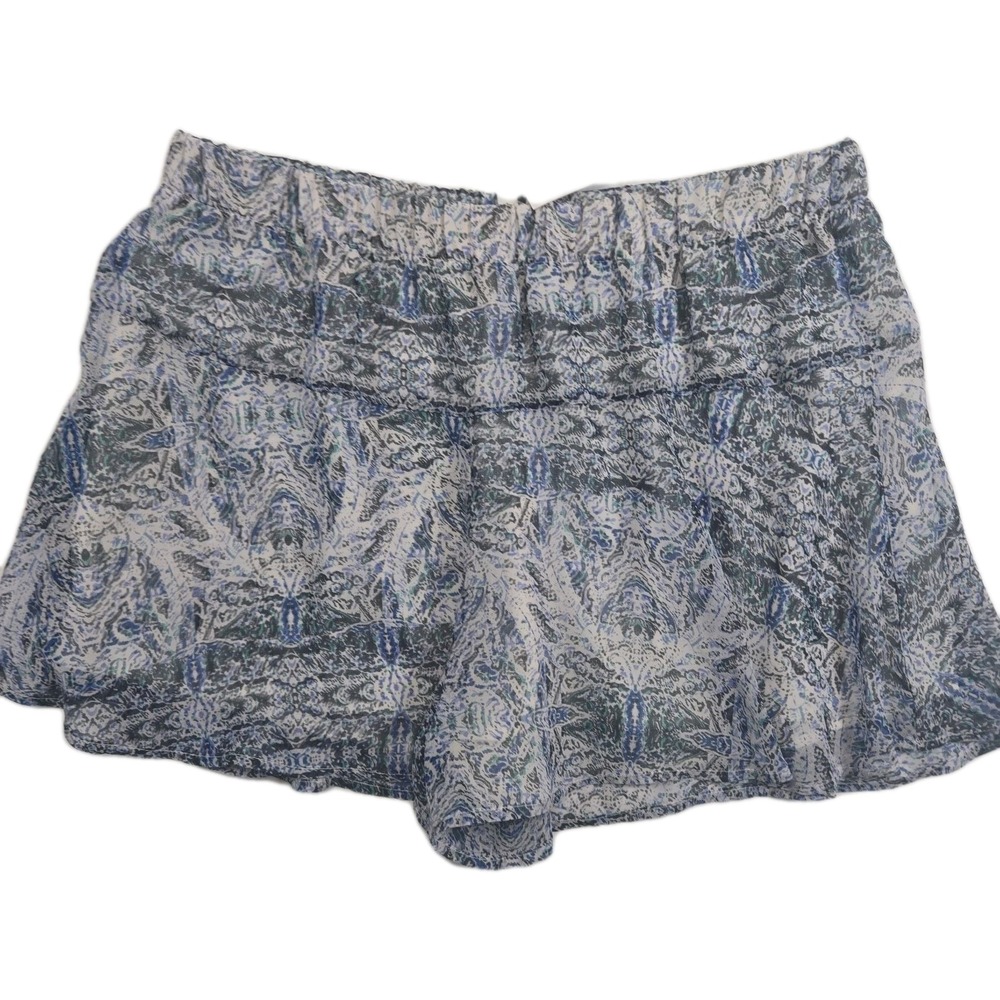 BCBGeneration Women's Medium Shorts Blue Chiffon Fully Lined Pull-On NWT $68